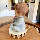 Vintage Nursery Lamp Nightlight Underwriters Laboratories Baby Blue Boy Lollipop