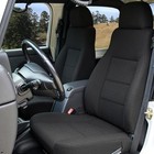 Custom Seat Covers For Jeep Front Tj 2003-2006   unlimited 2004-2006 Black