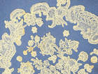 Antique Lace - Brussels Spindle Applied To Tulle - 19th Century