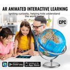 10  World Globe Earth Ocean Rotating Ar World Map Geography W  Stand