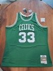 Larry Bird Signed Celtics Green M n Hardwood Classics 1985-86 Jersey Authentic