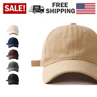 Cap Baseball Ball Dad Hat Cotton Adjustable Plain Solid Washed Men Washed Usa