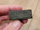 Rustic Primitive Antique 1920s  Avanah Cigars Havana Ornate Block Stamp