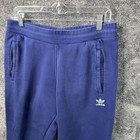 Adidas Originals Men s Size Large Adicolor Jogger Sweatpants Fleece Blue H34658