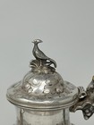 A Rare   Large James Conning Coin Silver Naturalistic Teapot Mobile  Alabama Ex 