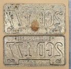 1968 1969 1970 Minnesota License Plate Pair Tags  2gd 177   free Local Pick Up  