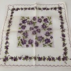 Vintage Ladies Hankies Lot Of  10  All Shades Of Lavender To Purple Tones