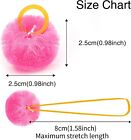 100pcs Dog Hair Puff Ball Bows Round Pom Rubber Bands Dog Hair Grooming Supplies