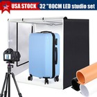 32  Led Photo Studio Light Box Portable Folding Photography Shooting Tent Kit Us