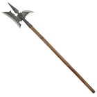 18th Century Medieval Hand Forged Sergeants Halberd With Wooden Overall 47 