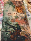 Preworked Rare Royal Paris Rococo Lovers Needlepoint Tapestry Canvas France