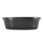 Little Giant 15 Gallon Molded Poly Plastic Oval Stock Water Tank Trough  Black