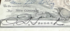 Autographed Senate Gallery Pass 1 26 43