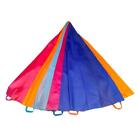10ft Multicolored Play Parachute With Handles For Kids - Indoor outdoor Games   