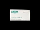 Tommy Boy  1995  Callahan Auto Parts Chris Farley Business Card Movie Prop
