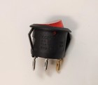 3-pin Kcd1 Round Rocker Switch For Electric Pot  Red Led  6a 250v Ac  10a 125vac