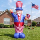 14 Ft Giant Uncle Sam Inflatable 4th Of July Yard Outdoor Decorations Clearance