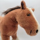 Dakin Clydesdale Horse 12  Plush Standing Stiff Vintage 1978 Stuffed Animal Toy