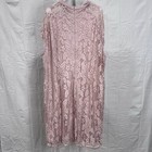 Ashro Lynnelle Dress Pink Lace Formal Dinner Party Church Size 3x