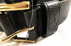 Nwt Men s Polo Ralph Lauren Black Leather Belt Size 36 Signature Pony