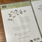 Stampin    Up  Thoughts   Prayers Clear Mount Rubber Stamp Set 127805 Sympathy