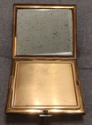 Antique Metal And Mother Of Pearl Powder Holder Made In Switzerland - Vintage