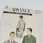 Advance Mens Vintage Sewing Pattern Jacket Suit Coat 40 Chest Uncut