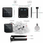 Led Solar String Lights Outdoor Garden Yard Decor Lamp Waterproof Fairy Light