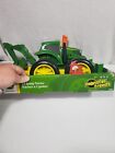 John Deere Monster Treads 2x Scoop Tractor Tomy Lights Sounds Works New