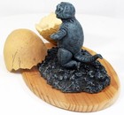  minilla   Son Of Godzilla Kaiju Diorama With Broken Eggshell  3-1 2  Tall