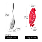 15 4 In    5 7    2 4 In   9 1    3 9    2 6 In  Red Silicone And Stainless Steel