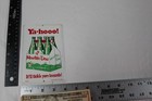 Rare 1950s Mountain Dew Tickle Yore Innards Porcelain Metal Crate Tag Sign Soda
