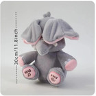 Peek-a-boo Elephant Soft Plush Doll Toy    Singing Animated Stuffed Toy For Babies