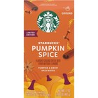 Starbucks Ground Coffee   pumpkin Spice Flavored  17oz - 3 Pack