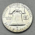 1961 D Franklin Half Dollar 90  Silver Bu