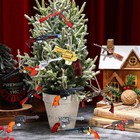 30 Pieces Gun Christmas Ornament Wood Pistol Ornament Vintage Wood Ornaments    