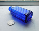 Beautiful  Blue Ridge Poison Embossed  2 Oz