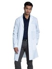 White Lab Coat For Men Or Women With 3 Pockets And Center Back Length 38  Ck4   