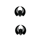 Set Of 2 Beetle Vinyl Decals For Scarab Boat  Mail W tracking
