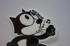 Felix The Cat Whistling License Plate Topper 4  High 3  Wide  Intricate Die Cut 