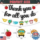 Thank You For All You Do Banner National Teacher Appreciation Week Decoration