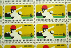 Sheet Of 50 Mnh 1969 6 Cent Stamps Of United States -professional Baseball  unc 