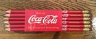Vintage Mcm Coca Cola 12 Pencils In Original Sleeve And Eraser