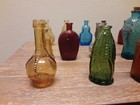 Lot Of  19  Wheaton Colored Glass Miniature Bottles