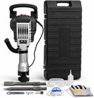 3600w Electric Demolition Jack Hammer Point Chisel Bits Construction Concrete   