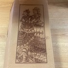 Rare Vtg Puppet Wayang Golek Wood Bali Indonesia  Stick Puppet Marionette W box