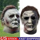 Michael Myers Halloween Scary Kills Horror Movie Cosplay Costume Latex Full Mask