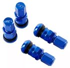 4 Rays Volk Racing Blue Forged Aluminum Valve Stem Caps Wheels Rim Universal Jdm