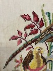 Vtg Hand Embroidered Pheasant Folk Art Bird Cottage Lodge Hunter 14    X 11   