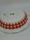 Disney Parks Sweet As Pie-dish Minnie Mouse Plate Bakeware Gingham  htf Blue